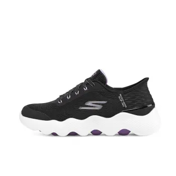 Skechers Go Walk Massage Fit 'Black Lavender' Women's