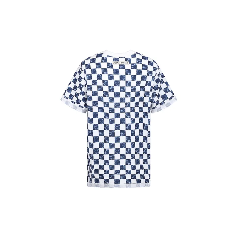 Valeria Obbaco Valeria Obbaco Ocean Series T Shirts Unisex Blue-3