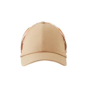 Burberry Scarf detail Baseball Cap