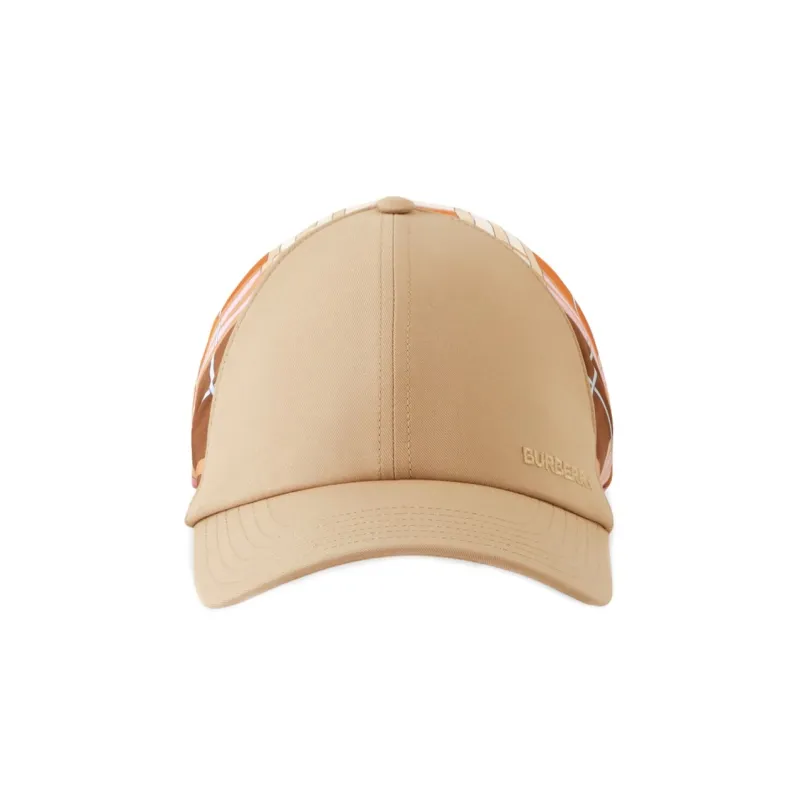 Burberry Scarf detail Baseball Cap-0