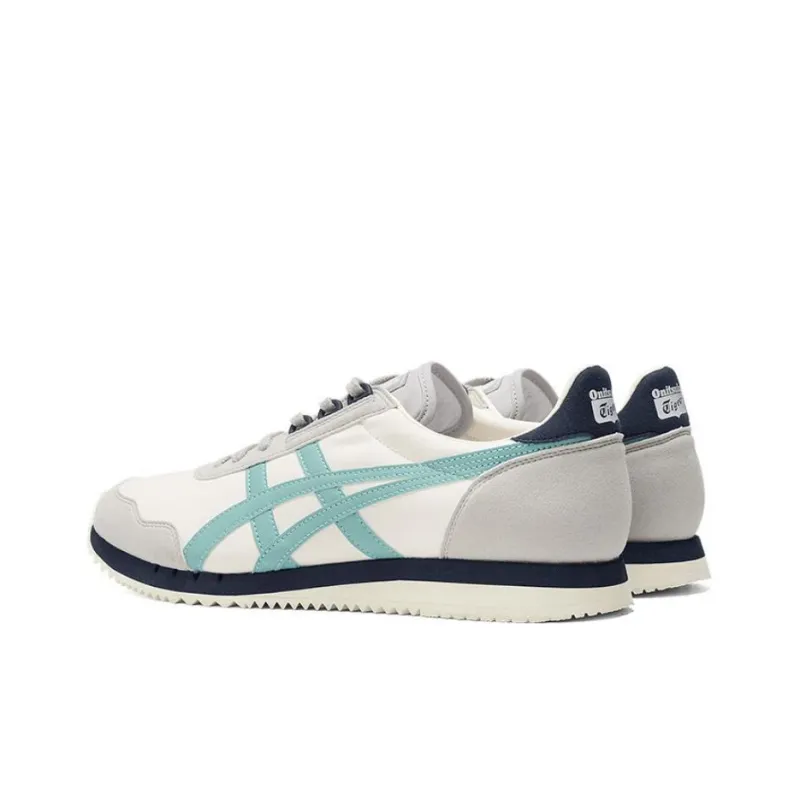 Onitsuka Tiger Dualio Marathon Running Shoes 'Cream White Grey Aqua'-3