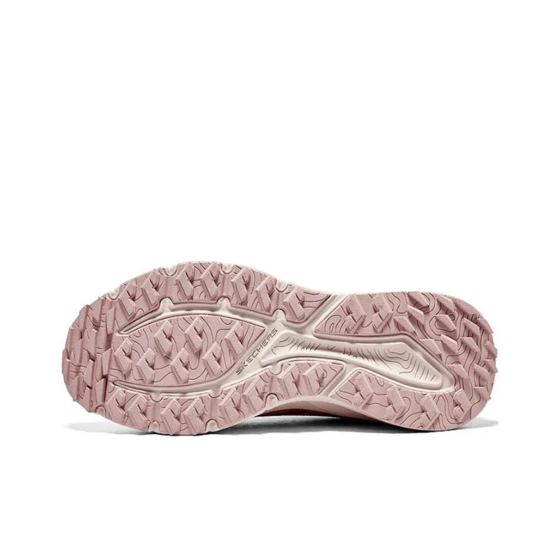 Skechers Switch Back Anti Slip Wear Resistant Low Top Casual Running Shoes Women's Pink White-5