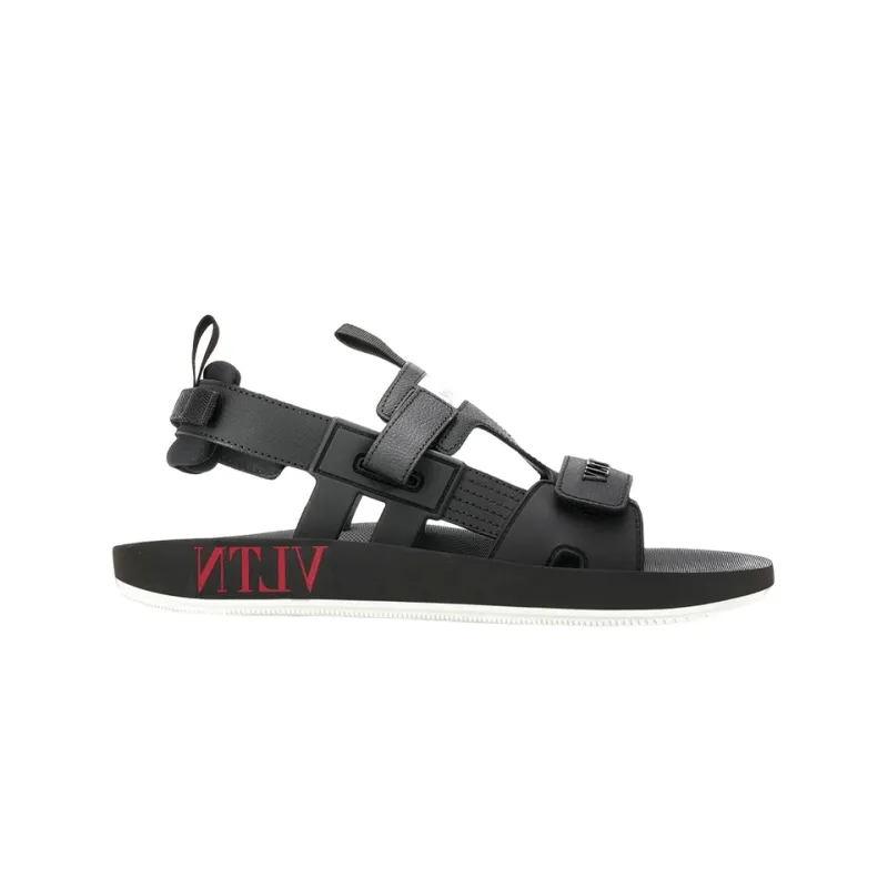 Valentino Beach Sandals Men's Black-1