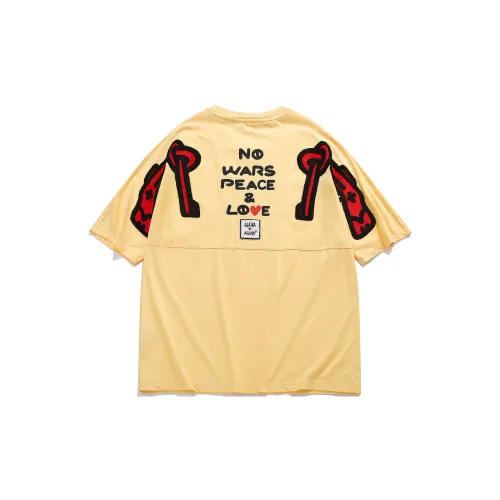 Agaho X Guuka T-Shirts Men Yellow