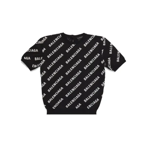 Balenciaga Crop Tops Women's Black