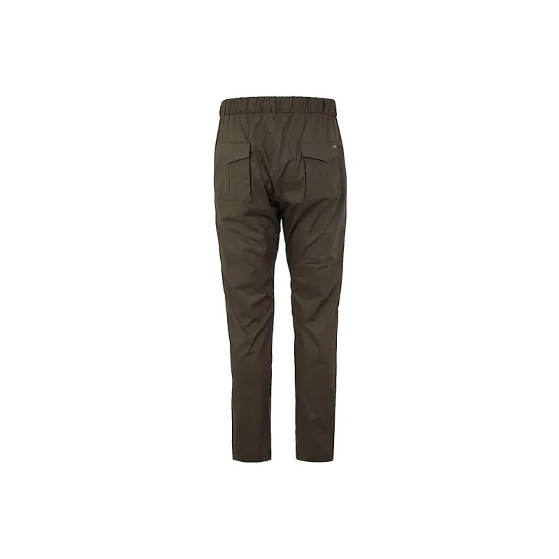 HERNO Pleat Detailed Drawstring Trousers-1