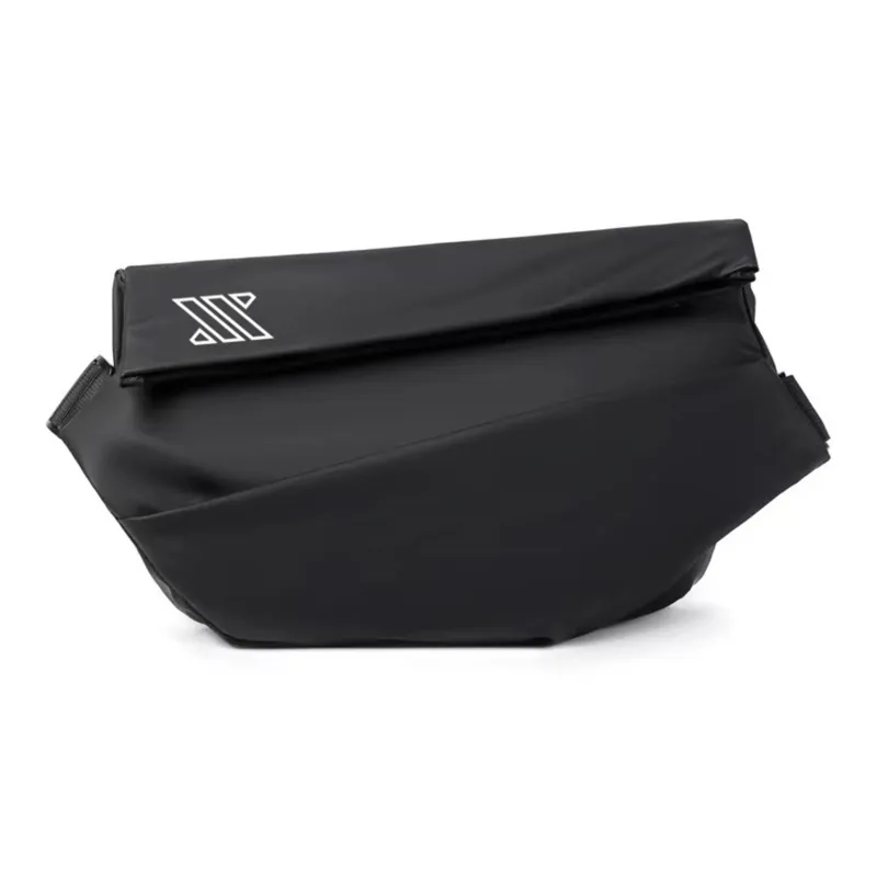 NOMK Oxford Workwear Messenger Bag Backpack Fanny Pack Regular Unisex Black/Gray-7
