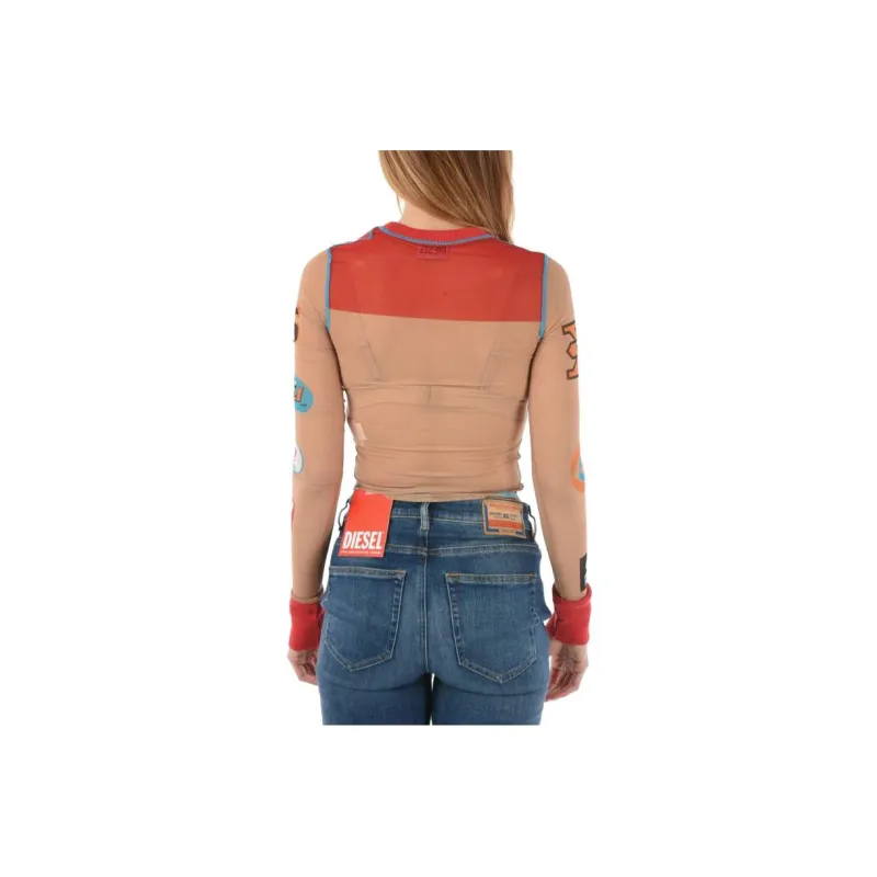 DIESEL T Shirts Women's Orange-1