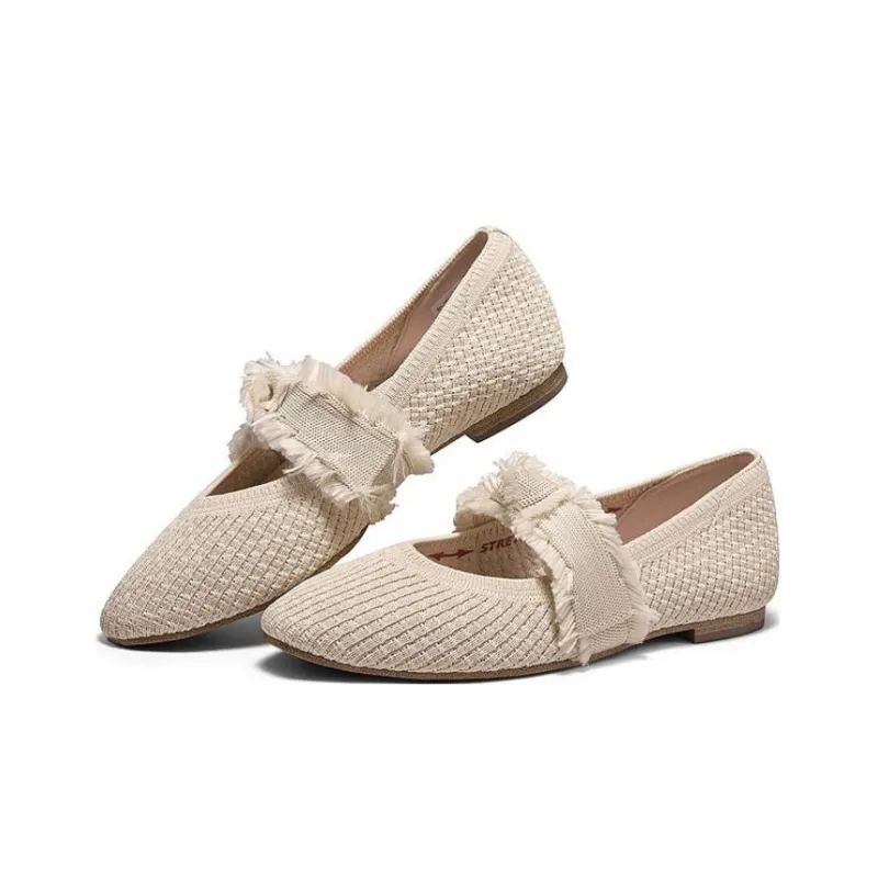 Skechers CLEO SNIP Snip Anti Slip Wear Resistant Low Top Casual Shoes Women's Beige-3