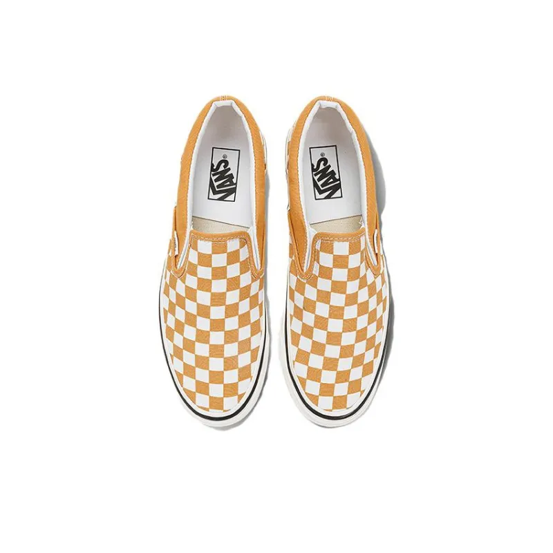 Slip On Classic Vans 'Checkerboard Honey Yellow'-3