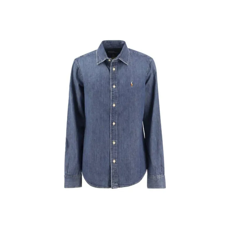 Polo Ralph Lauren Crlte St Long Sleeve Button Front Shirt Merced Wash-6