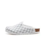 Gray White Square Flyknit