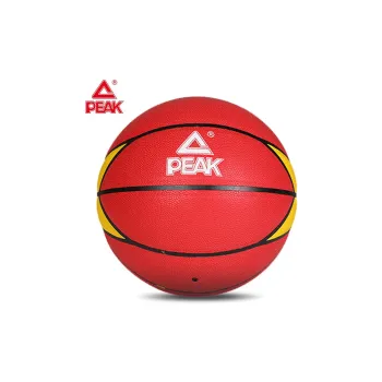 PEAK PU Basketball Red Size 7 Training Unisex