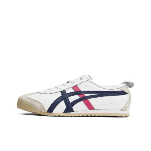 Onitsuka Tiger MEXICO 66 Casual Shoes Unisex Low-Top Pink/Blue/White