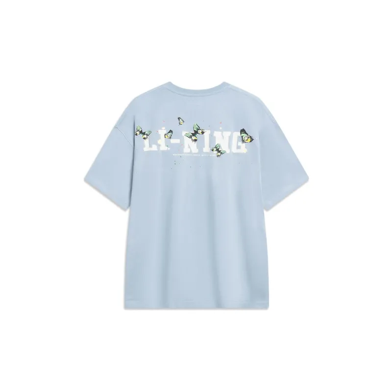 LiNing Sports Trend Series T Shirt Men's Celestial Blue-1