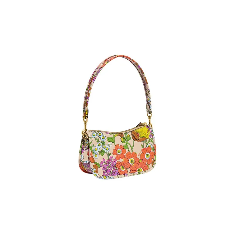 COACH Swinger Glove Tanning Shoulder Bag Handbag Shoulder Bag Women's Multicolor-1