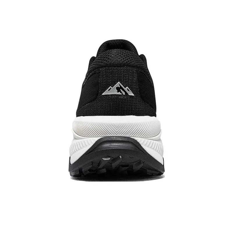 Skechers Switch Back Anti Slip Wear Resistant Low Top Running Shoes Women's Black White-4