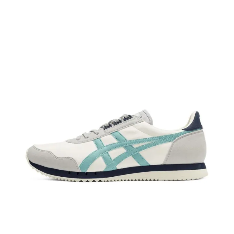 Onitsuka Tiger Dualio Marathon Running Shoes 'Cream White Grey Aqua'-0