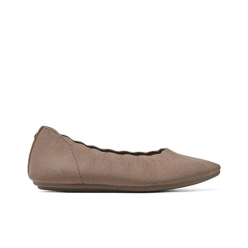 Skechers Cleo Anti Slip Wear Resistant Low Top Sports Casual Shoes Women's Mocha-1