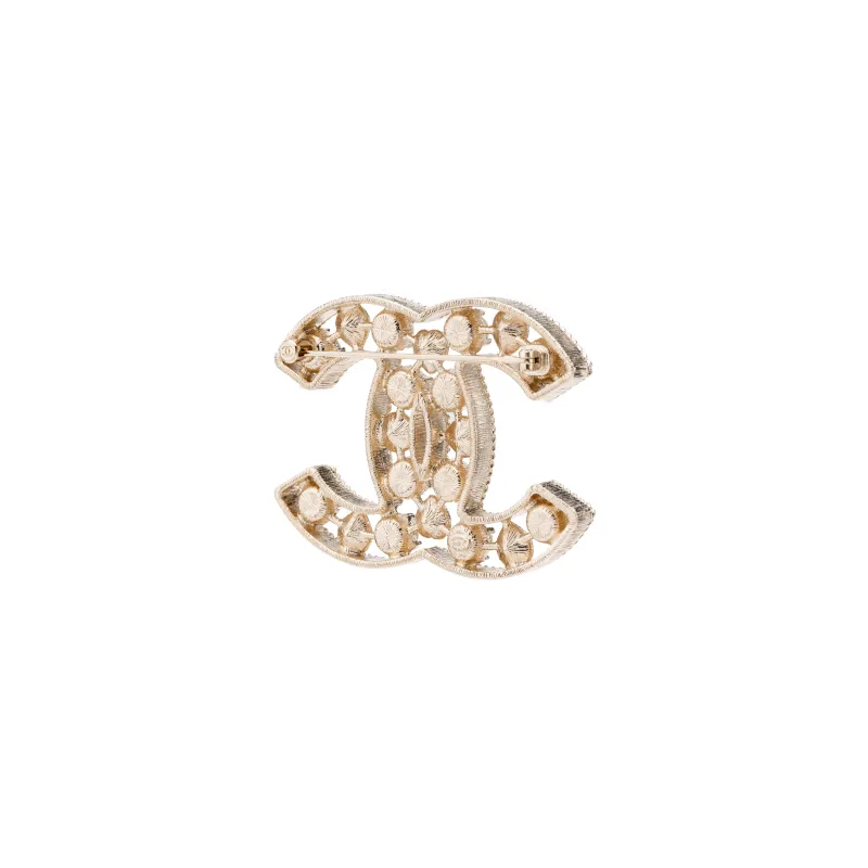 CHANEL 23A Brooches Women's Gold-3