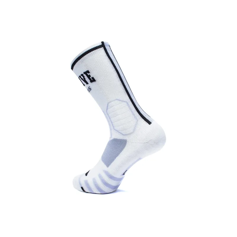 LiNing Sports Basketball Collection Basketball Socks Men's 1 Pack White-1