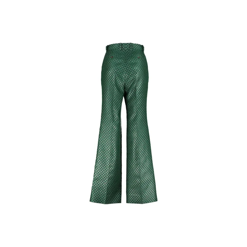 GUCCI SS23 Casual Pants Women's Green-1