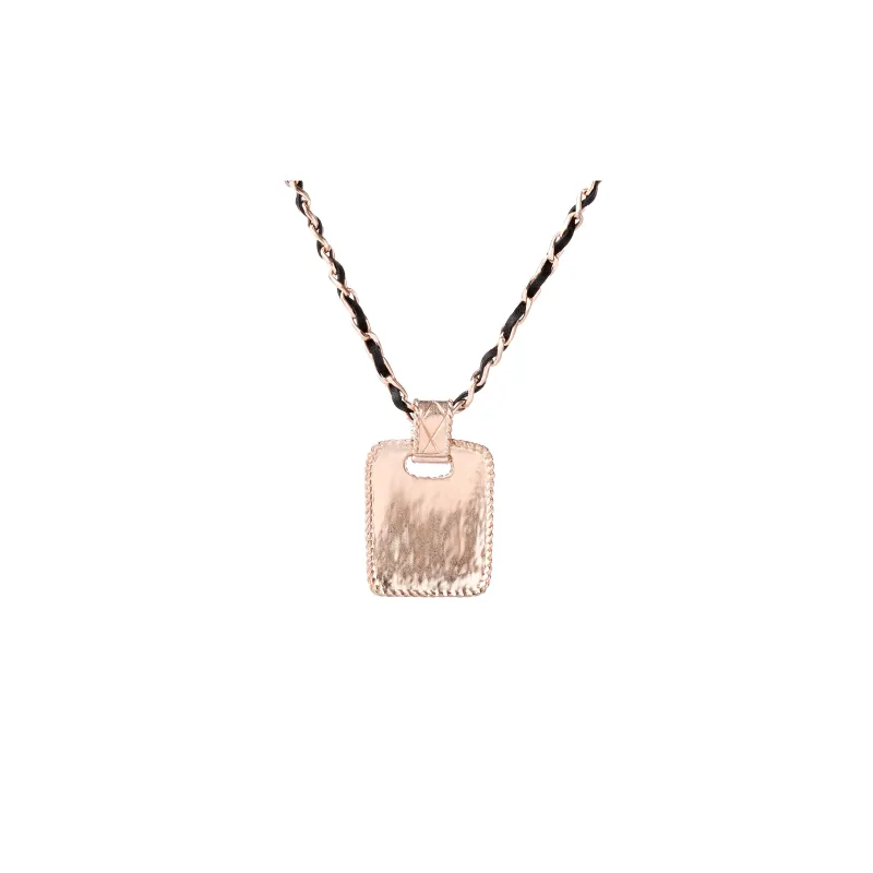 CHANEL Necklaces Unisex Gold-4