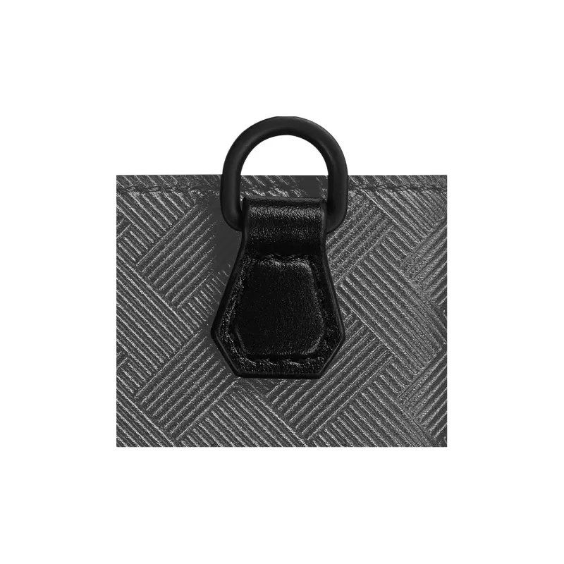 MONTBLANC Cow Leather Wallet Men's Elegant Gray-4