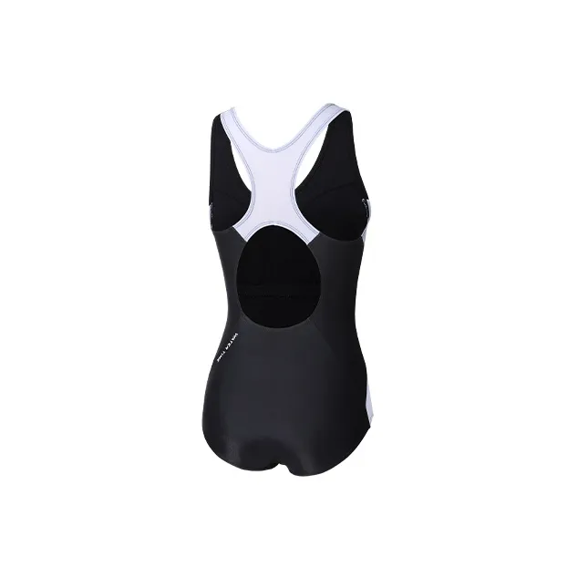 Watertime One Piece Swimsuits Women's Black White-1