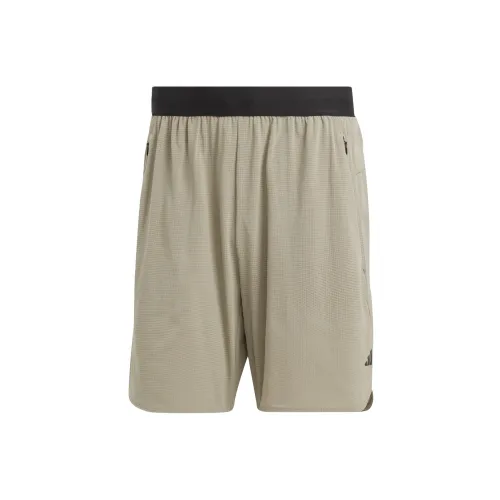 Adidas Hiit Sports Shorts Men Eggstone Silver Gray