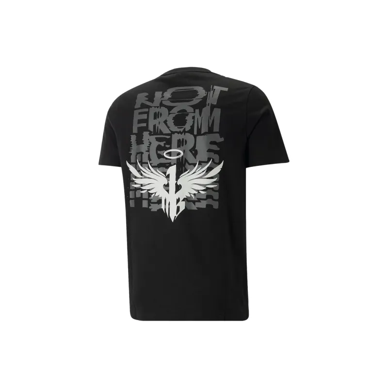 PUMA T Shirts Men Black-1