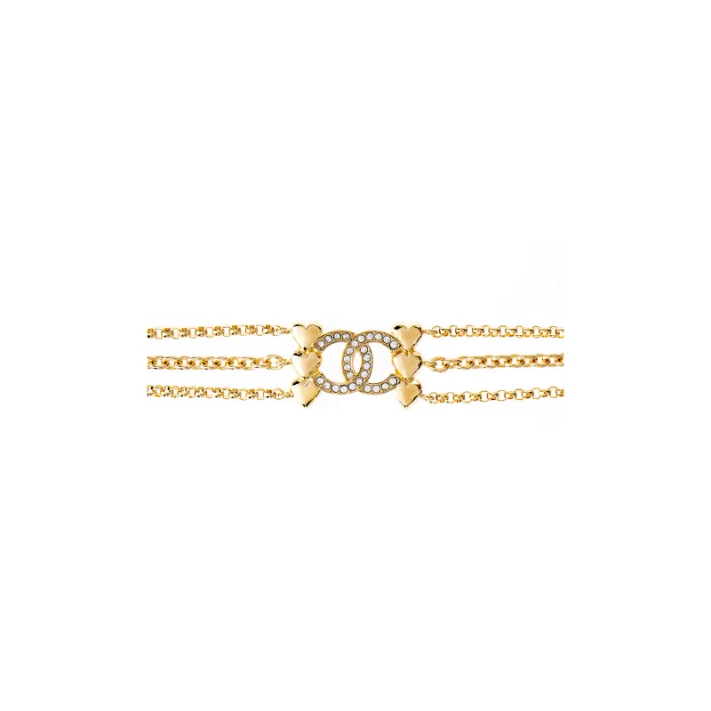 CHANEL Metal Necklaces Women's Gold-2