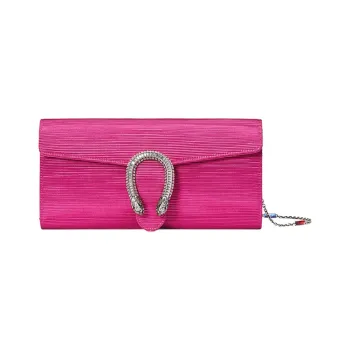GUCCI Fabric Crossbody Bag Shoulder Bag Women's Fuchsia