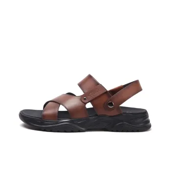 Satchi Beach Sandals Men Brown