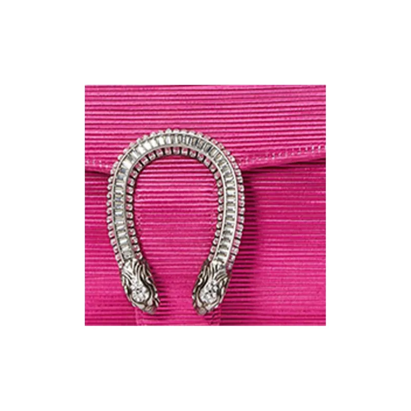 GUCCI Fabric Crossbody Bag Shoulder Bag Women's Fuchsia-7
