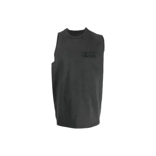 Martine rose KNITTED LOGO VEST WASHED BLACK 'BLACK'