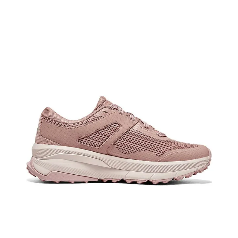 Skechers Switch Back Anti Slip Wear Resistant Low Top Casual Running Shoes Women's Pink White-1