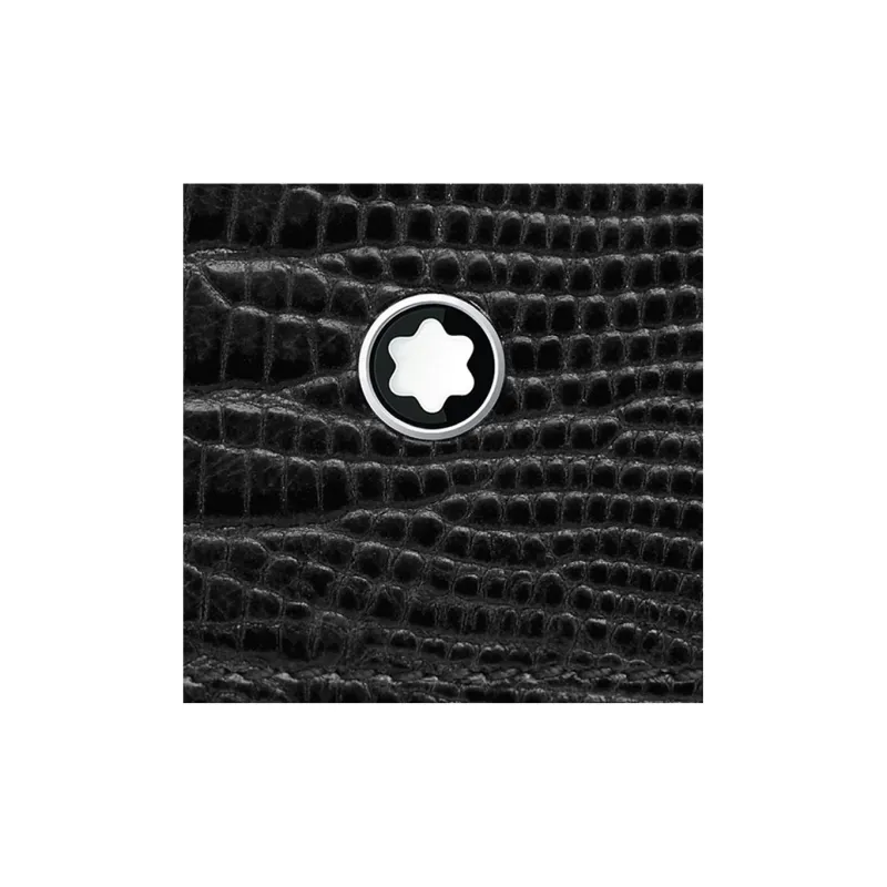 MONTBLANC Cow Leather Wallet Men's Black-3