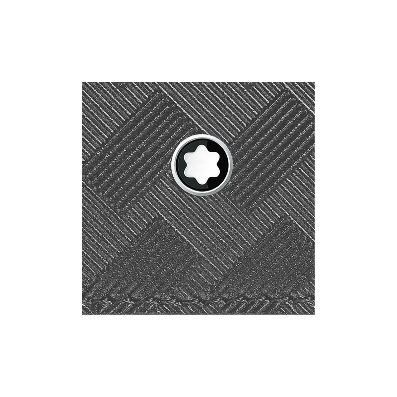 MONTBLANC Cow Leather Wallet Men's Elegant Gray-3