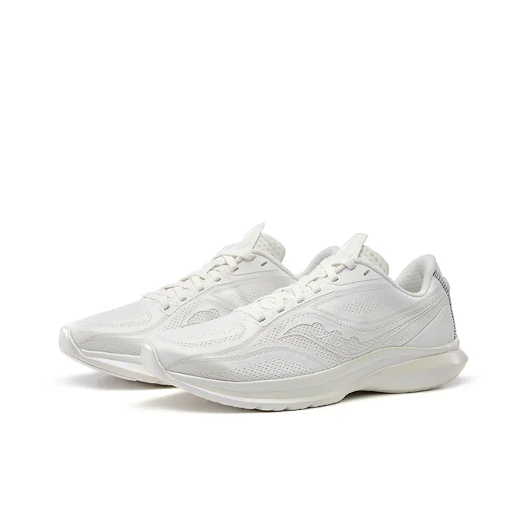 Saucony Kinvara ForHer Cushioning Slip Resistant Lightweight Rebound Low Top Training Running Shoes Women's White-2