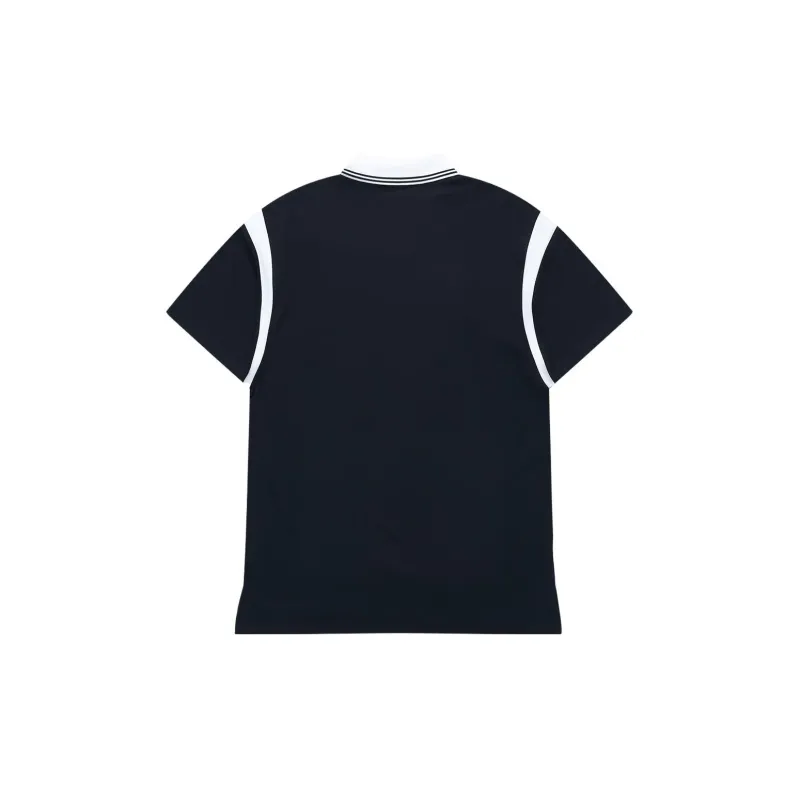 FILA FUSION BASEBALL Series Polo Shirt Men's Pitch Black-1