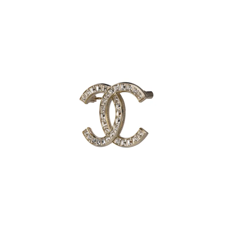 CHANEL Brooches Unisex Gold-1