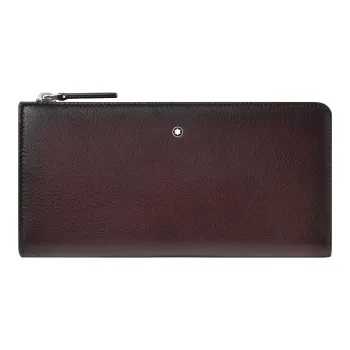 MONTBLANC Cow Leather Wallet Men's Fuchsia