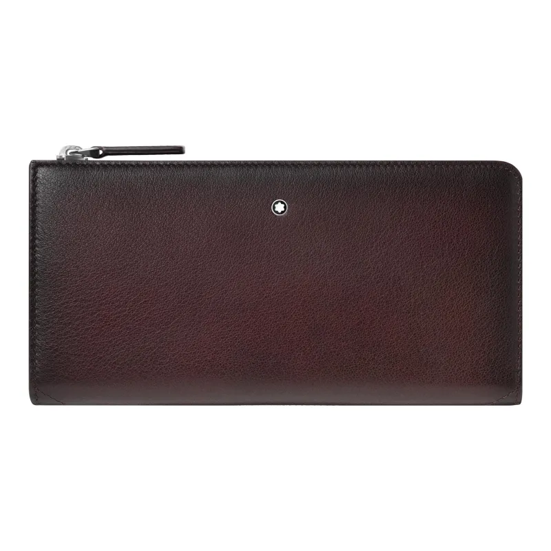 MONTBLANC Cow Leather Wallet Men's Fuchsia-0