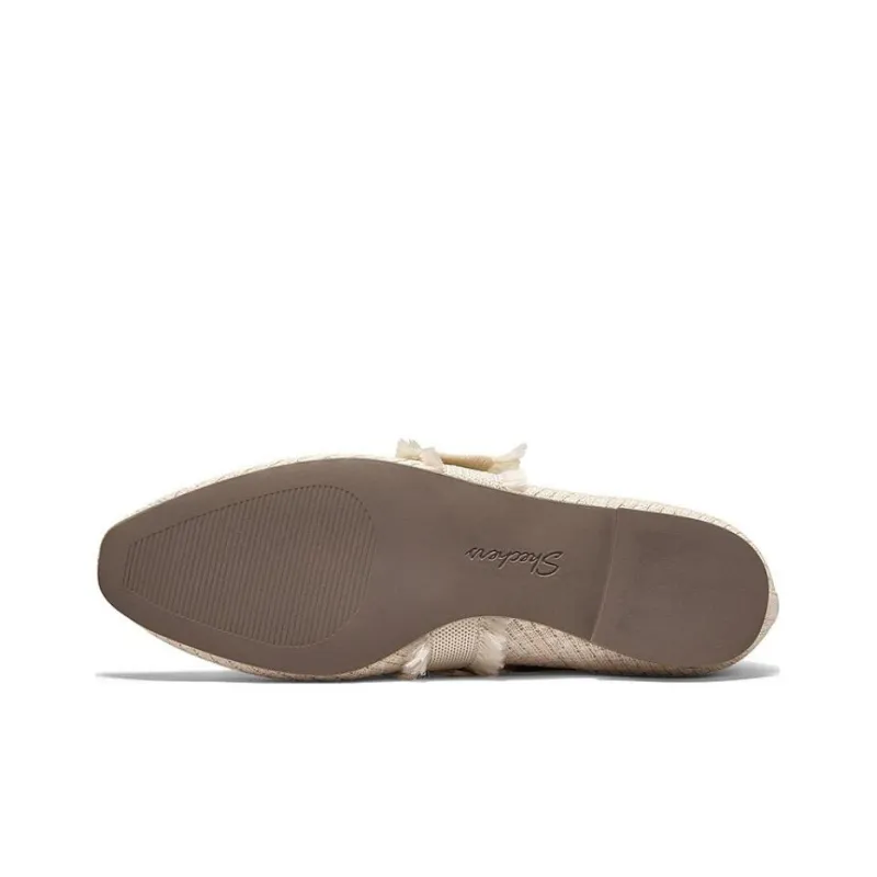 Skechers CLEO SNIP Snip Anti Slip Wear Resistant Low Top Casual Shoes Women's Beige-5