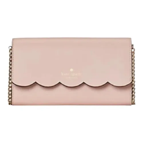 Kate Spade Leather Baguette Bag Crossbody Bag Trumpets Women's Pink