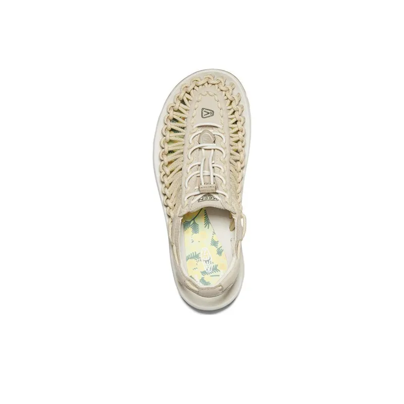 KEEN Uneek River Trekking Shoes Women's White/Light Gold-2
