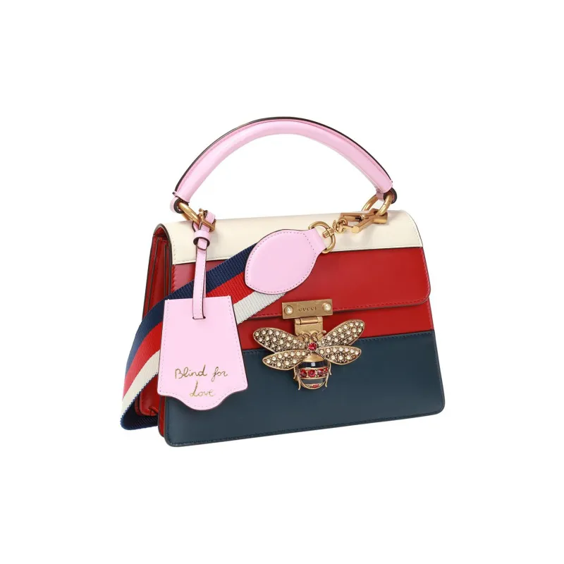 GUCCI Queen Margaret Multicolor Leather One Shoulder Handbag Regular Women's Multicolor-1