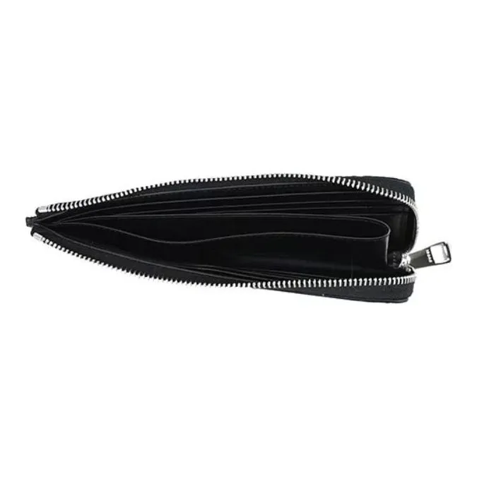 GUCCI Leather Coin Purse Wallet Men's Black-3