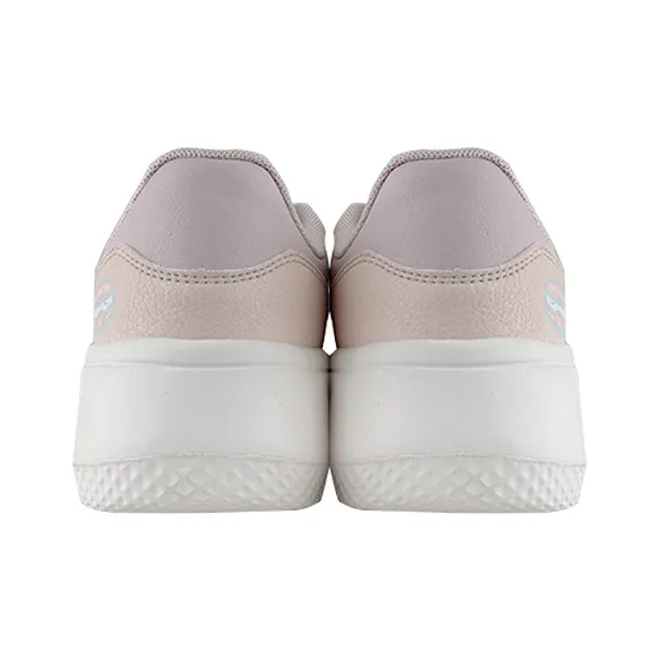 361° Slip Resistant Cushioning Low Top Skateboard Shoes Women's White Pink-3